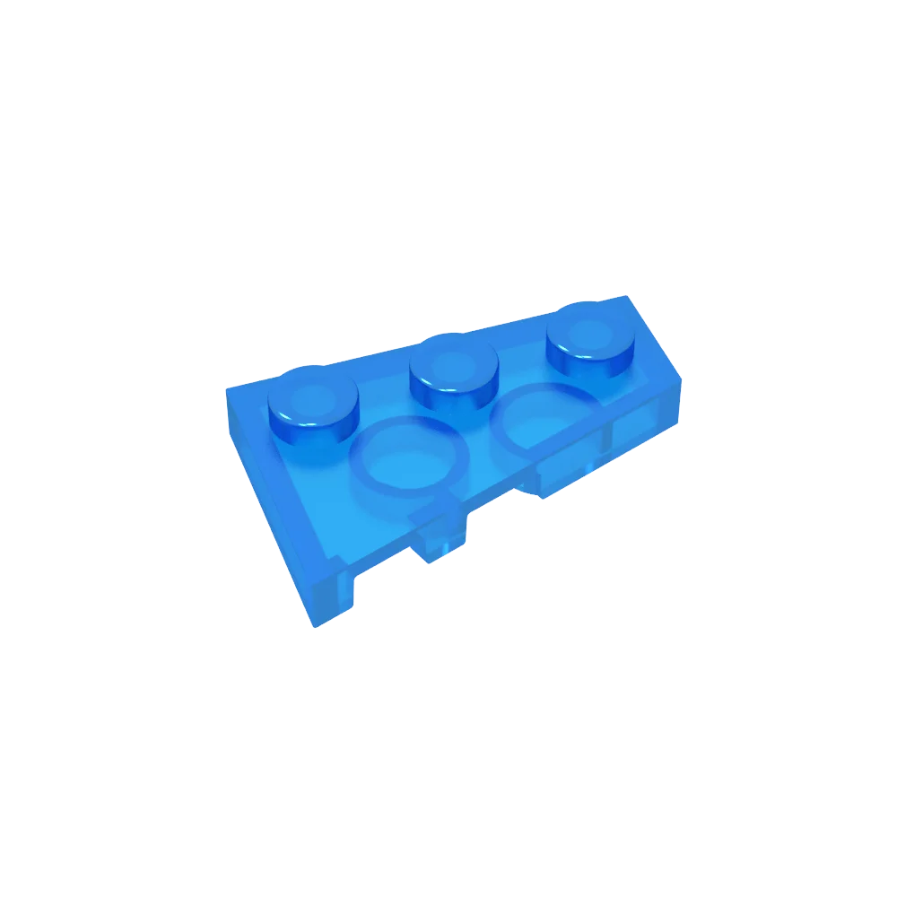 Gobricks GDS-547 Wedge Plate 3 x 2 Right | Compatible Building Block for DIY Creations