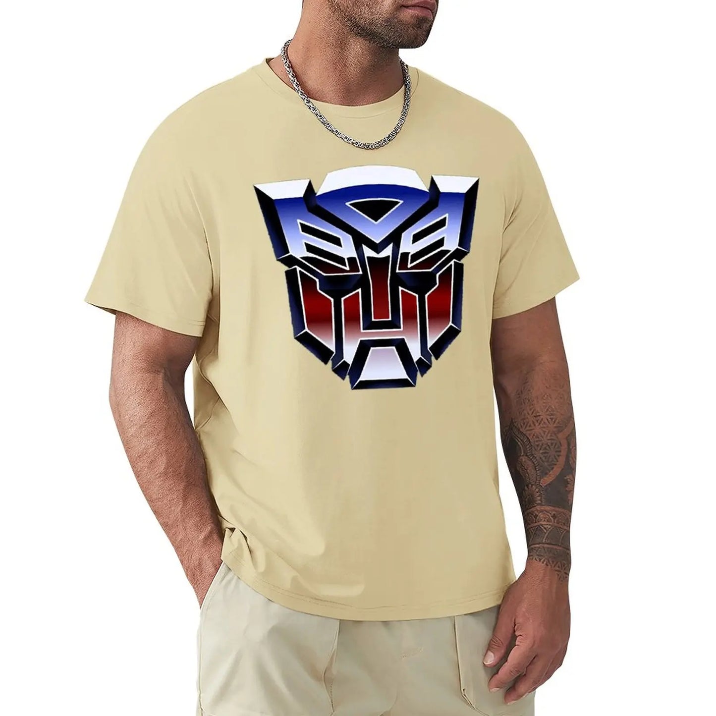 Harajuku Transformer  Black Decepticon Soundwave  Wordtee Vintage 21 T-shirt  Move T-shirts Classic Humor Graphic Aactivity Comp