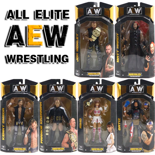 Rare AEW&WWE&WWF&WCW  All Elite Wrestling Unmatched Series 4#5#3 Pvc Action Figures