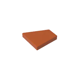 Gobricks GDS-2231 Tile Special 2 x 2 Pentagonal (Right) | Compatible Building Block for DIY and MOC