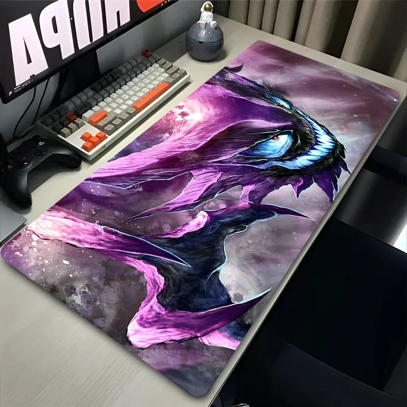 Colorful Gaming Keyboard Rug Laptop Japan Cool Anime Mouse Pad XXL Black P-pokemonS Desk Mat PC G-gengar Gamer Cabinet Mousepad