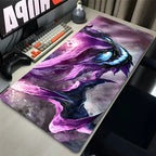 Colorful Gaming Keyboard Rug Laptop Japan Cool Anime Mouse Pad XXL Black P-pokemonS Desk Mat PC G-gengar Gamer Cabinet Mousepad