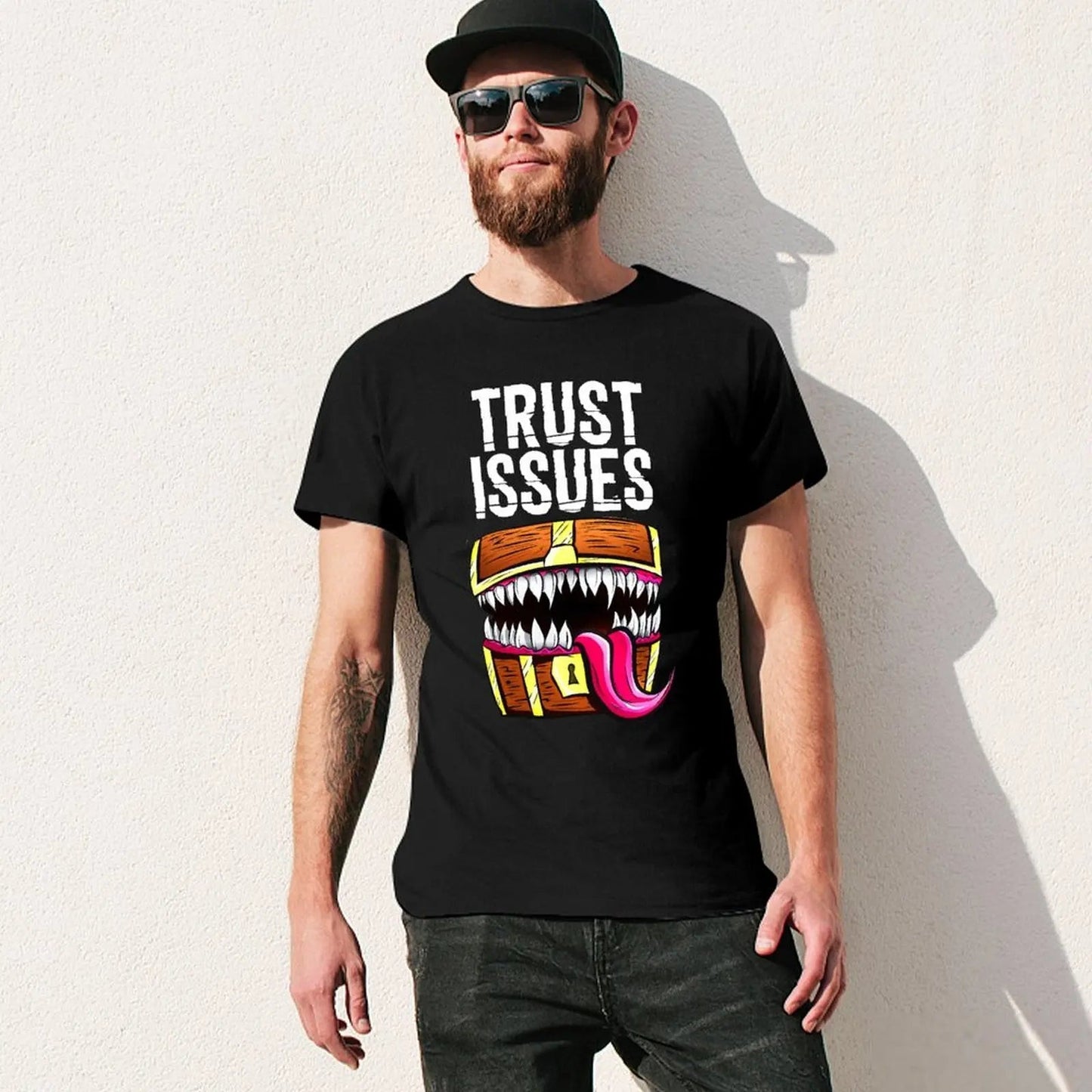 Fresh Mimic Trust Issues Essential for Sale T-shirt  Move Tshirt Premium Funny Sarcastic Travel Eur Size