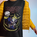 All Might Shirt: My Hero Academia Anime Graphic Tee
