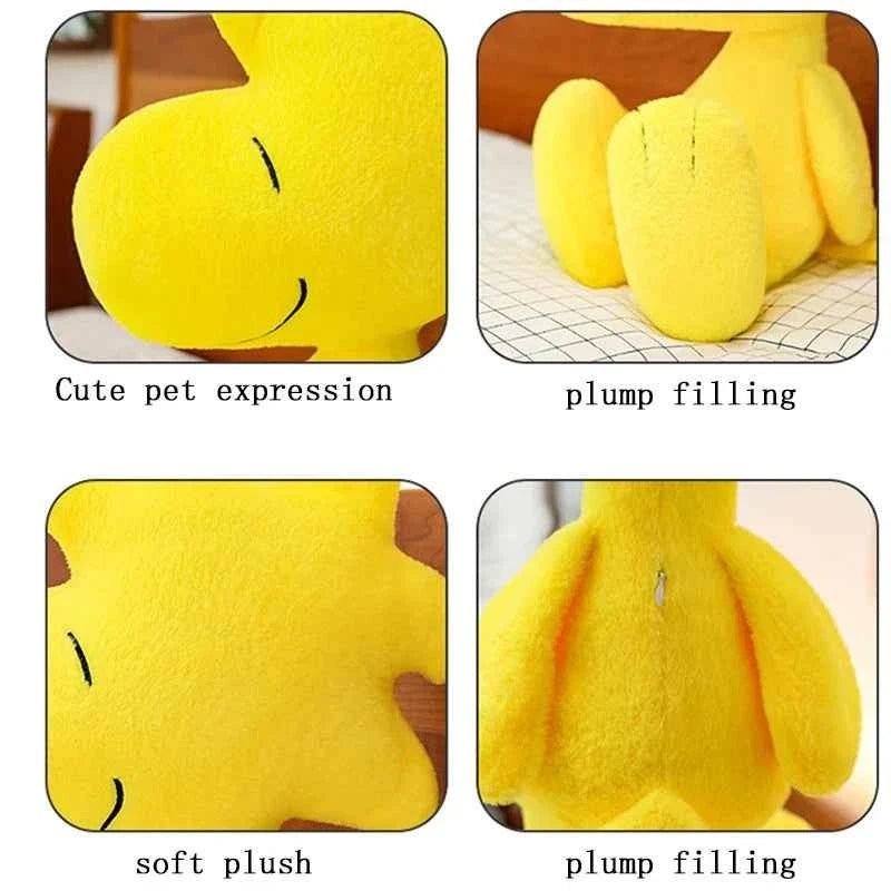 Yellow Bird Plush Toy – Giant Cartoon Stuffed Pillow