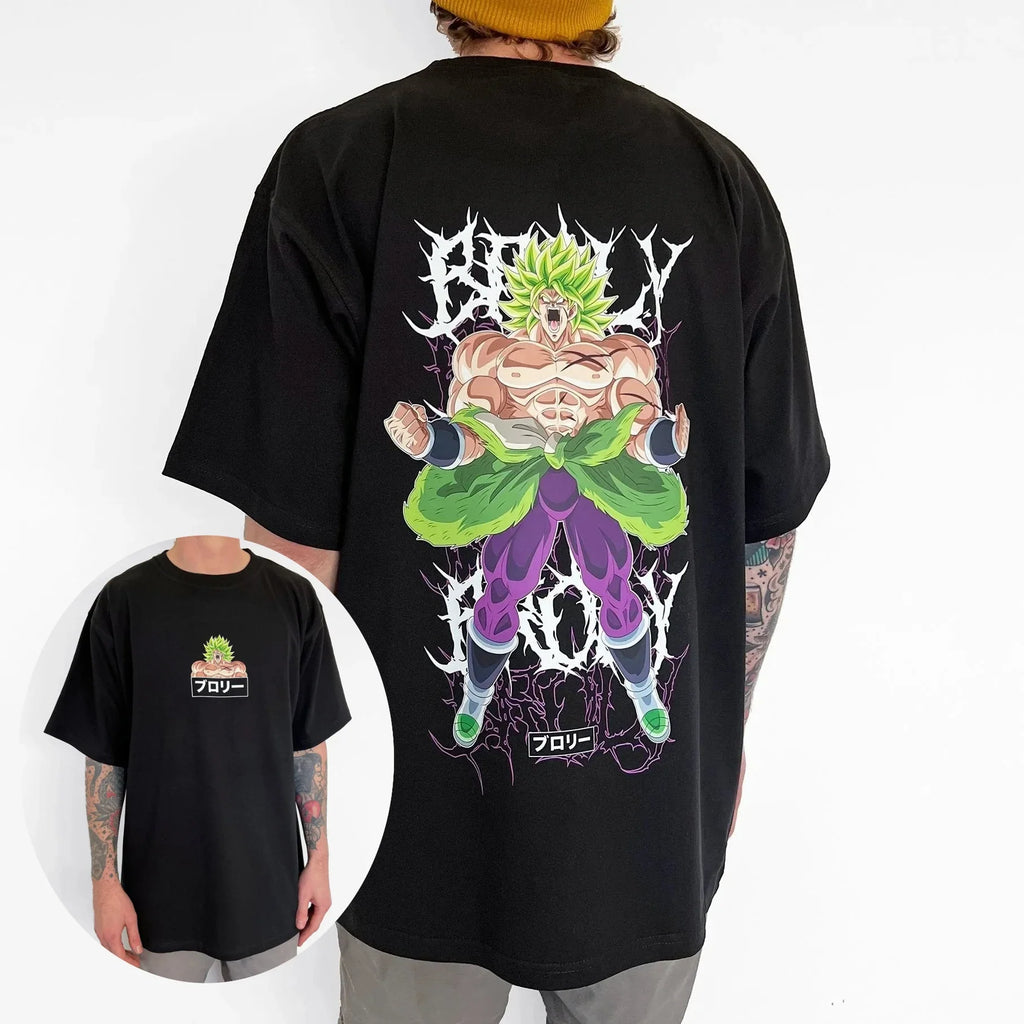 Dragon Ball Son Goku Oversized Retro Graphic T-Shirt 2026