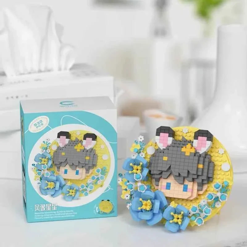 Flower Series Love & Deepspace Plush Keychain Cute Cartoon