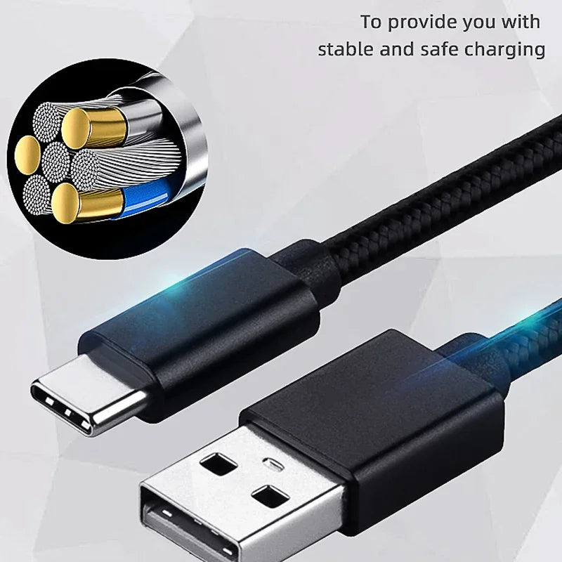 Data Frog 10ft USB Type C Charging Cable for PS5 and Xbox Series X S Controller | Fast Charging Cord