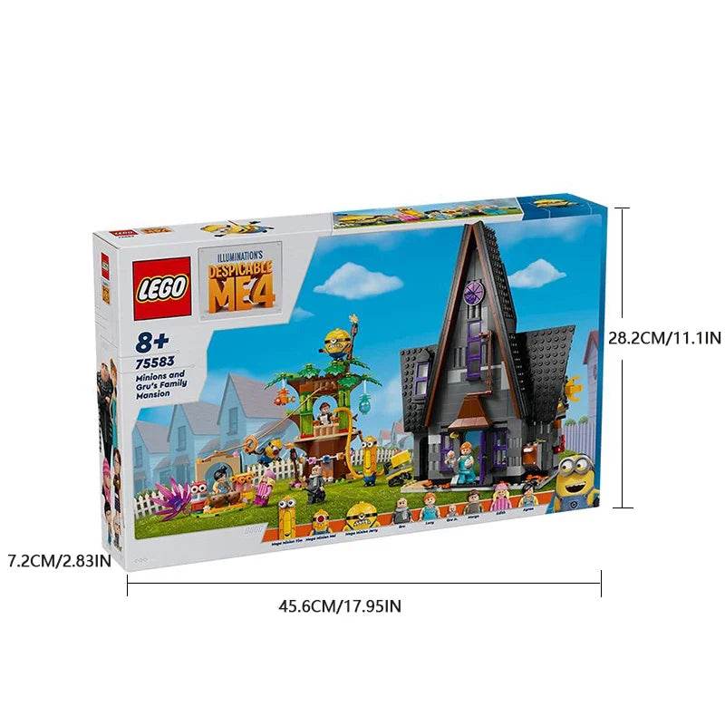 75583 LEGO Minions and Gru's Family Mansion,Fun Despicable Me Toy, Creative Gift for Boys and Girls Aged 8 and Up - United States