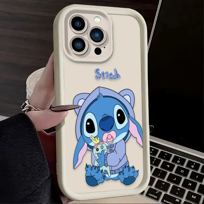 Disney Interesting Stitch Silicone Soft Phone Case