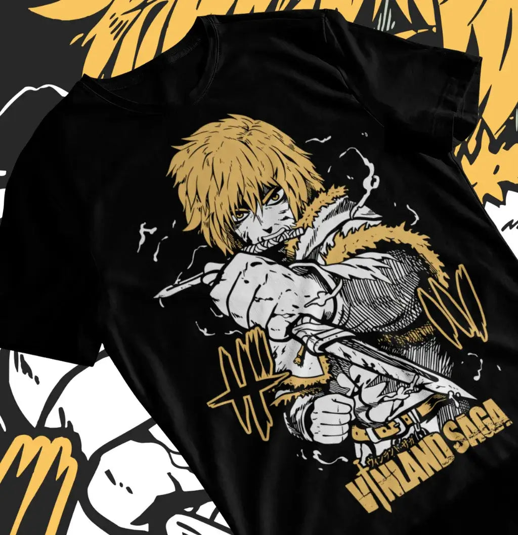 Thorfinn Askeladd T-Shirt Vinland Saga Viking Anime Tee