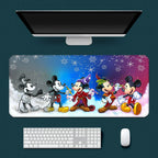Cute Cartoon Mickey Minnie Mousepad HD Printing Computer Gamers Locking Edge Non-slip Mouse Pad XXL90x40cm Keyboard PC Desk Pad