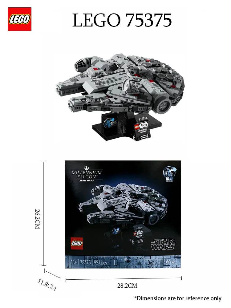 LEGO 75375 Star Wars: A New Hope Millennium Falcon 25th Anniversary Buildable Starship Model - LEGO75375