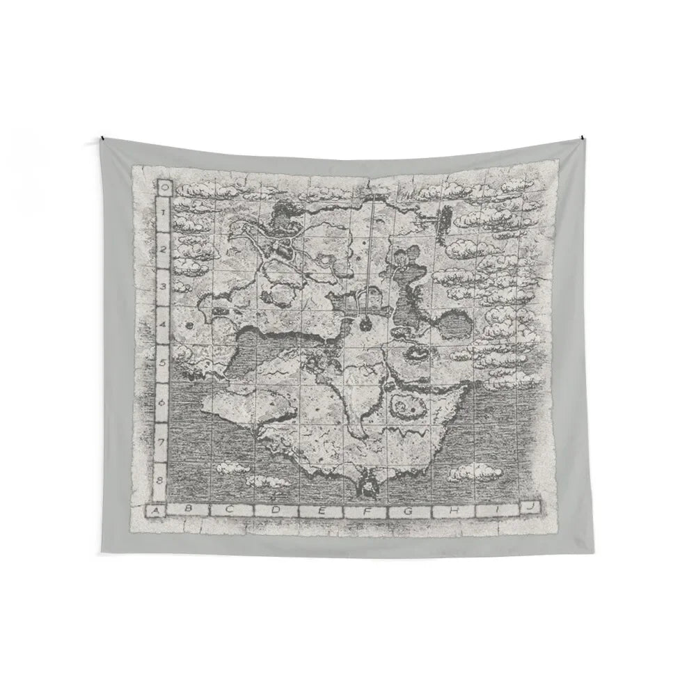 Shadow of the Colossus map Tapestry Room Decoration Korean Style Custom Decoration For Bedroom Tapestry