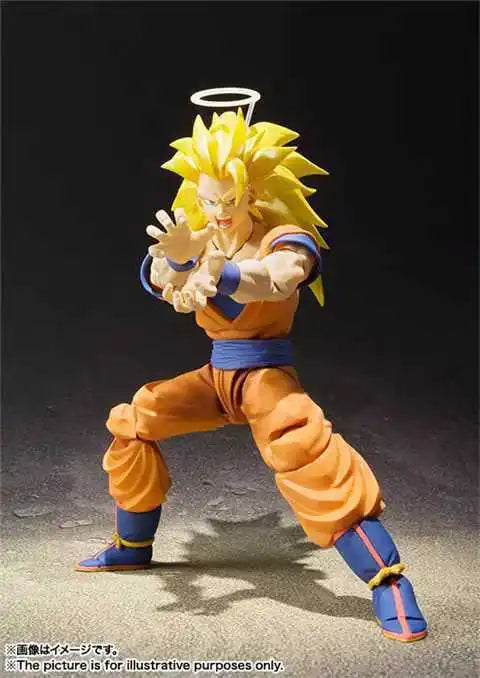 Dragon Ball Z Son Goku Super Saiyan 3 Joint Movable Anime Action Figure Model Collection Cartoon Figurine Toys For Friend gifts