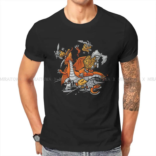 DnD jeu pur coton t-shirt RPG uni élégant t-shirt surdimensionné hommes t-shirt nouveau Design