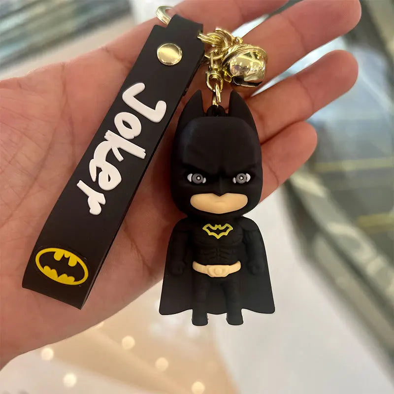 Joker Batman Pendant Keychain for Women Men Kids fans Cartoon Accessories