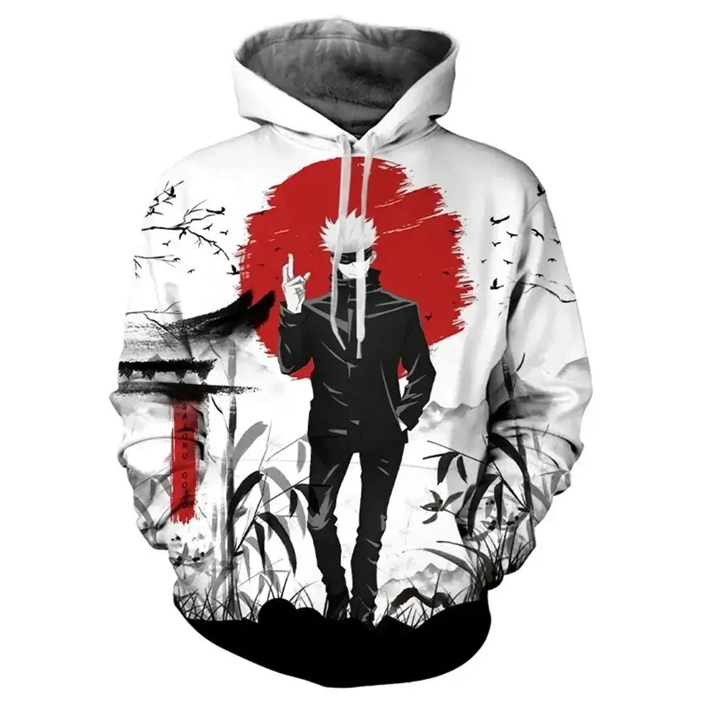 Jujutsu Kaisen Satoru Gojo Hoodie Anime Manga Sweatshirt