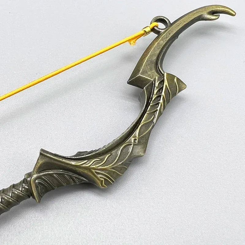 18cm Auriel's Bow The Elder Auri-El TES5 Scrolls V Game Peripherals Metal Weapon Model Replica Home Ornament Collection Toy Boys