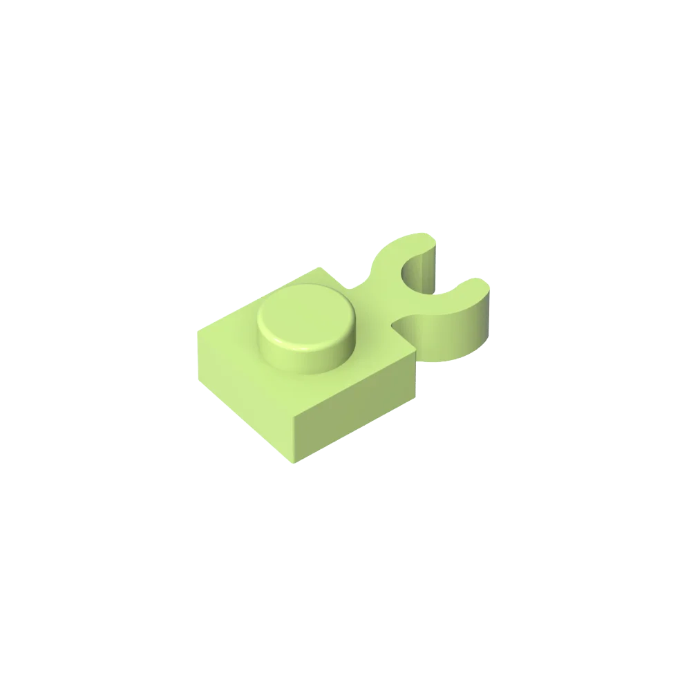 Gobrick GDS-814 PLATE 1X1 W. HOLDER | Building Block for DIY Creations