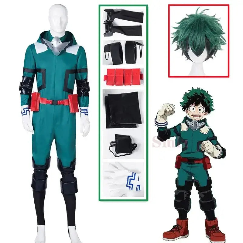 Midoriya Izuku Deku Cosplay Costume My Hero Academia