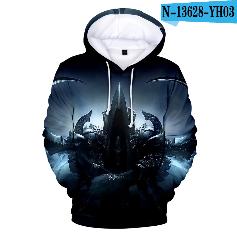 Diablo III 3D Hoodie - Autumn Winter Sweatshirt for All