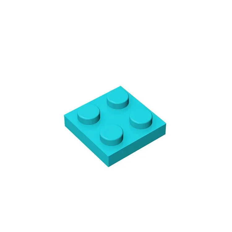 Gobricks Plate 2 x 2 Building Block | Compatible with Lego 3022
