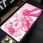 Hazbin Hotel Mouse pad rubber anti-slip computer accessories keyboard pad large desk pad coaster PC carpet Anime Mousepad XL XXL