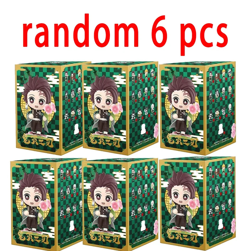 Demon Slayer Blind Box: 12pcs Tanjiro Nezuko Anime Figures