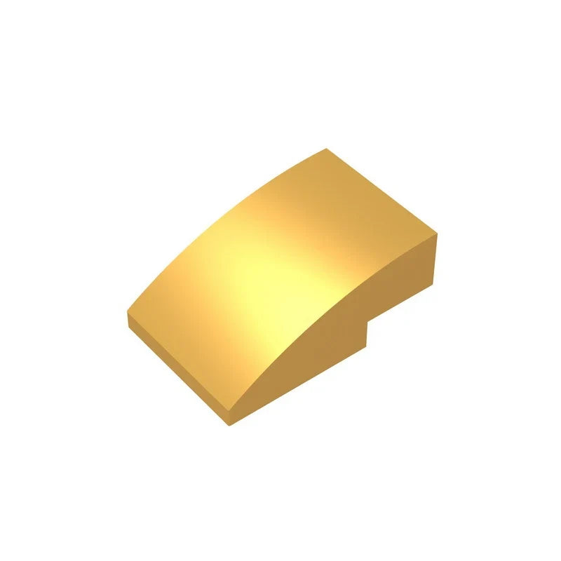 Gobricks GDS-1123 Slope, Curved 3 x 2 Building Block | Compatible with Lego 24309