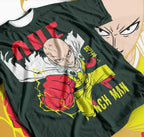 Saitama T-Shirt: One Punch Man Critical Pose 3D Color Block