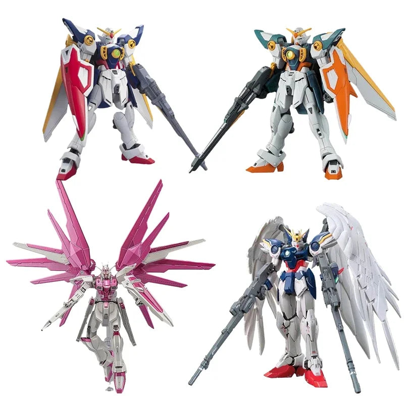 Bandai Gundam Action Doll HG Zero Flying Wing Zero Hell Reaper Free New Free Assault 1/144 Assembled Model Mobile Kit Toy