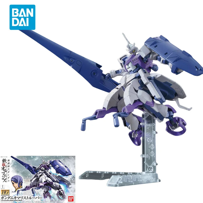 Spot Direct Delivery Bandai Original Anime Collectible GUNDAM Model HG IBO GUNDAM KIMARIS TROOPER Action Figure Toys For Kids