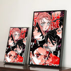 Demon Slayer Good Quality Prints and Posters Waterproof Paper Sticker Coffee House Bar Posters Wall Stickers