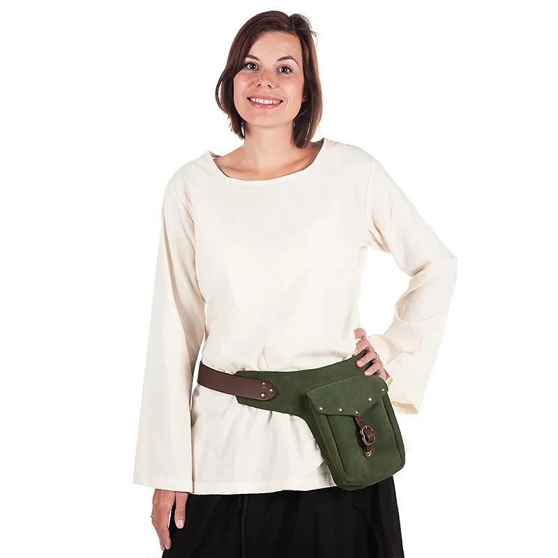 Bolsa de cintura Retro Medieval, riñonera portátil, bolso, accesorio de Cosplay con riñonera deportiva decorativa, accesorios de Cosplay