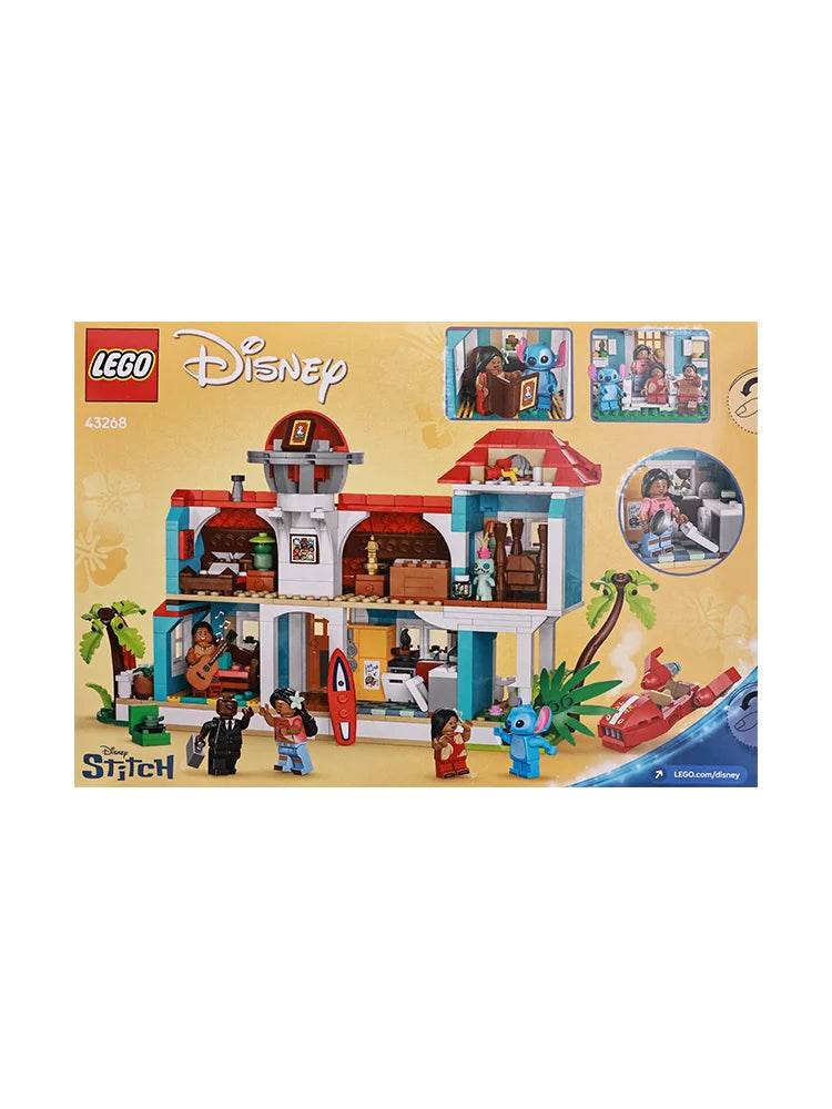 Lego Disney Series 43268 Lilu and Stitch's Beach Vacation House Building Toy Building Blocks - Lego 43268