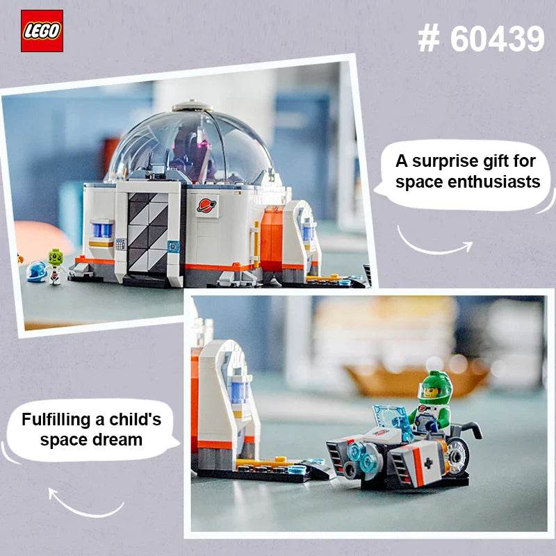 LEGO 60439 Space Science Lab CITY series 560pcs Buiding Blocks Model Kit DIY Toys For Boys Girl Children Gift ages 6+ - 60439