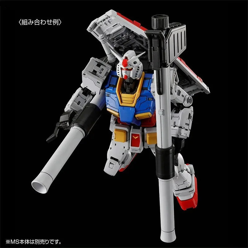 In Stock Bandai Genuine WEAPON SET for RX-78-2 GUNDAM Ver.2.0 Assembly Model Action Figure Decoration Collectible Souvenir Toys