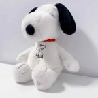 Breathing White Dog Plush Toy – Light & Sound Sleep Companion