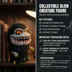 Black Horror Monster Doll – Furry Creature Plush Decor Figure