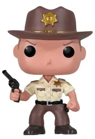 Walking Dead RICK GRIMES BLOOD Blood Vinyle Figure Model Dolls Toys