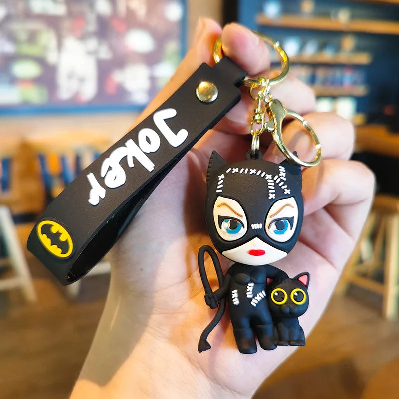 Cute movie figure Keychains for Car Keys Anime Accessories Key Chain Keyring Doll Keyring Charm Holiday Gifts Jewelry wholesale