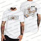 One Piece Luffy T-Shirt: Oversized Cotton Anime Streetwear
