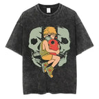 Chainsaw Man Vintage T-shirt Washed Cotton Tee