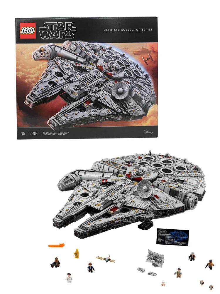 LEGO 75192 Star Wars Ultimate Millennium Falcon Expert Architecture Kit and Starship Model (Adult Version)Puzzle Building Blocks - LEGO75192