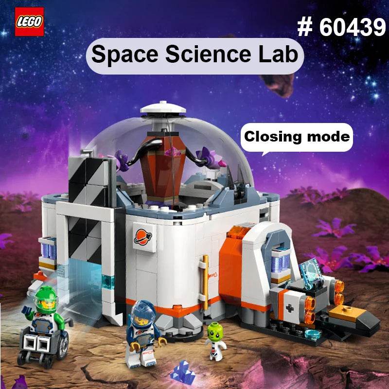 LEGO 60439 Space Science Lab CITY series 560pcs Buiding Blocks Model Kit DIY Toys For Boys Girl Children Gift ages 6+ - 60439