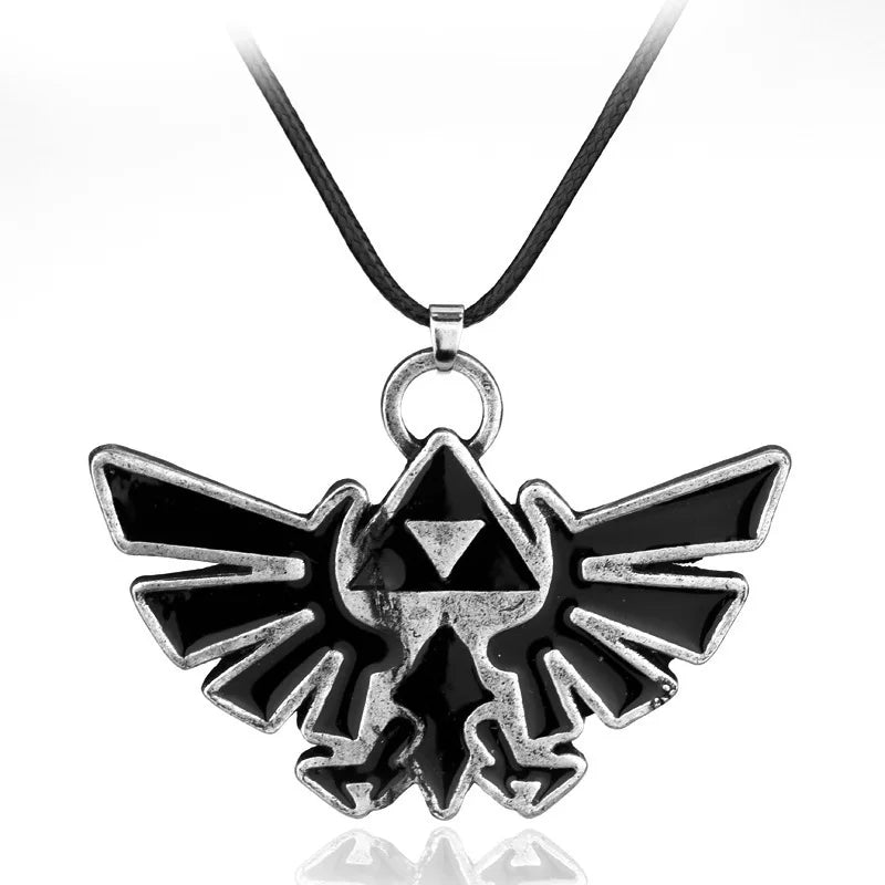 Zeldas Hylian Shield Keychain Breath of The Wild Sheikah Eye Majora's Mask Sword Triforce Symbol Pendant Key Chain Men Jewelry