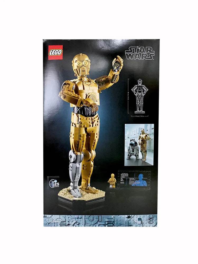 LEGO 75398 Star Wars C-3PO Buildable Droid Figure,Collectible Set,Display Model,Nostalgic Toy Idea for Adults,Fans or Collectors - 75398