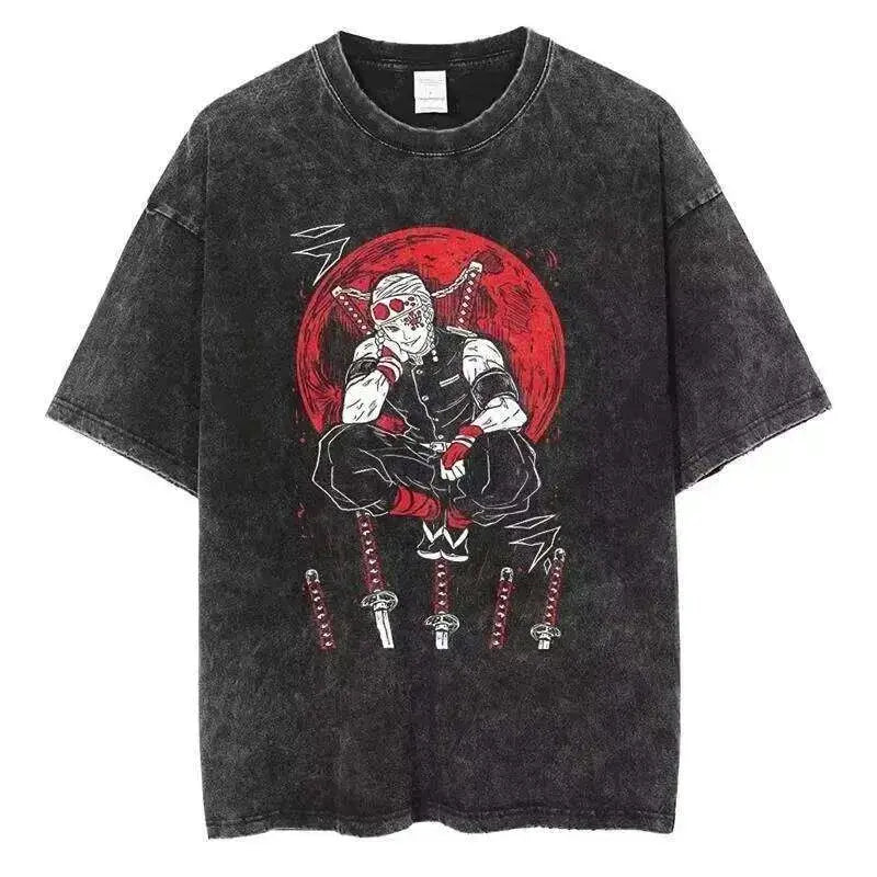Demon Slayer Rengoku Flame Hashira Anime T-Shirt | Summer