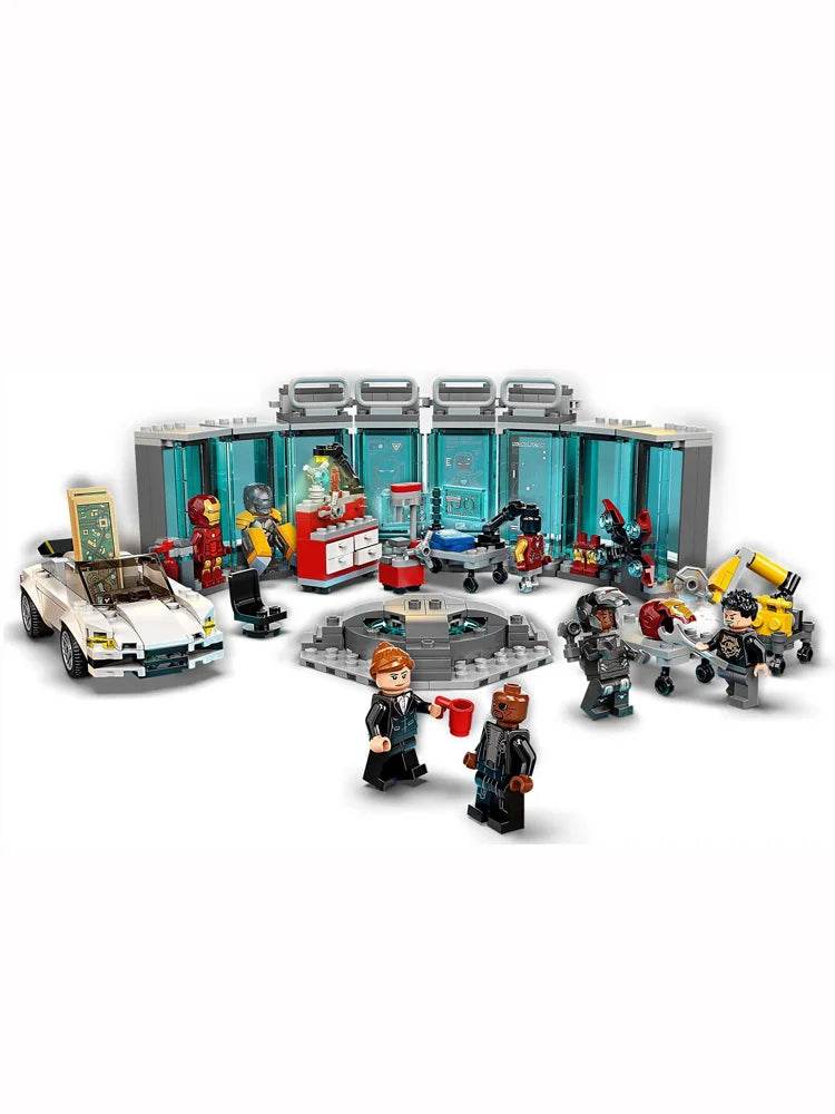 LEGO 76216 Marvel Iron Man Armory Toy Building Set,Avengers Iron Man Pretend Play Toy,Marvel with Suit Minifigures - LEGO76216